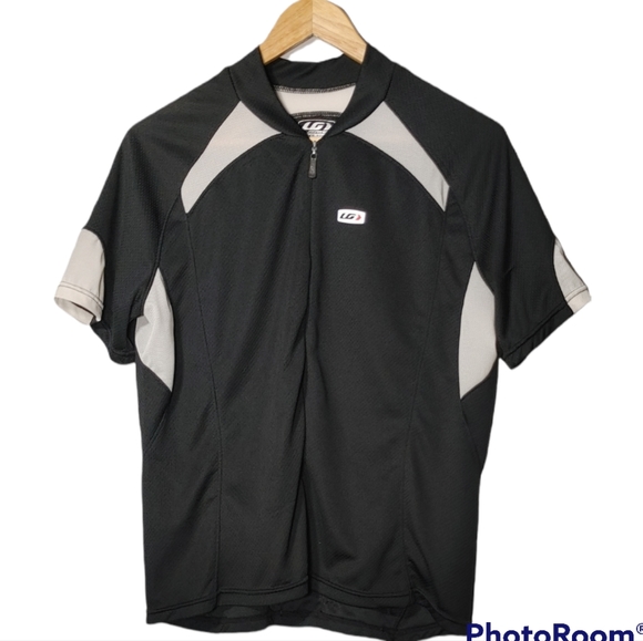 Louis Garneau Oreo 1/4 Zip Short Sleeve Bottle Pocket Reflect Cycling Jersey XXL - Picture 1 of 3